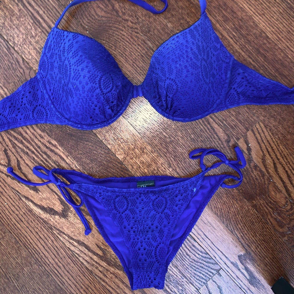 Blue Lace Bikini